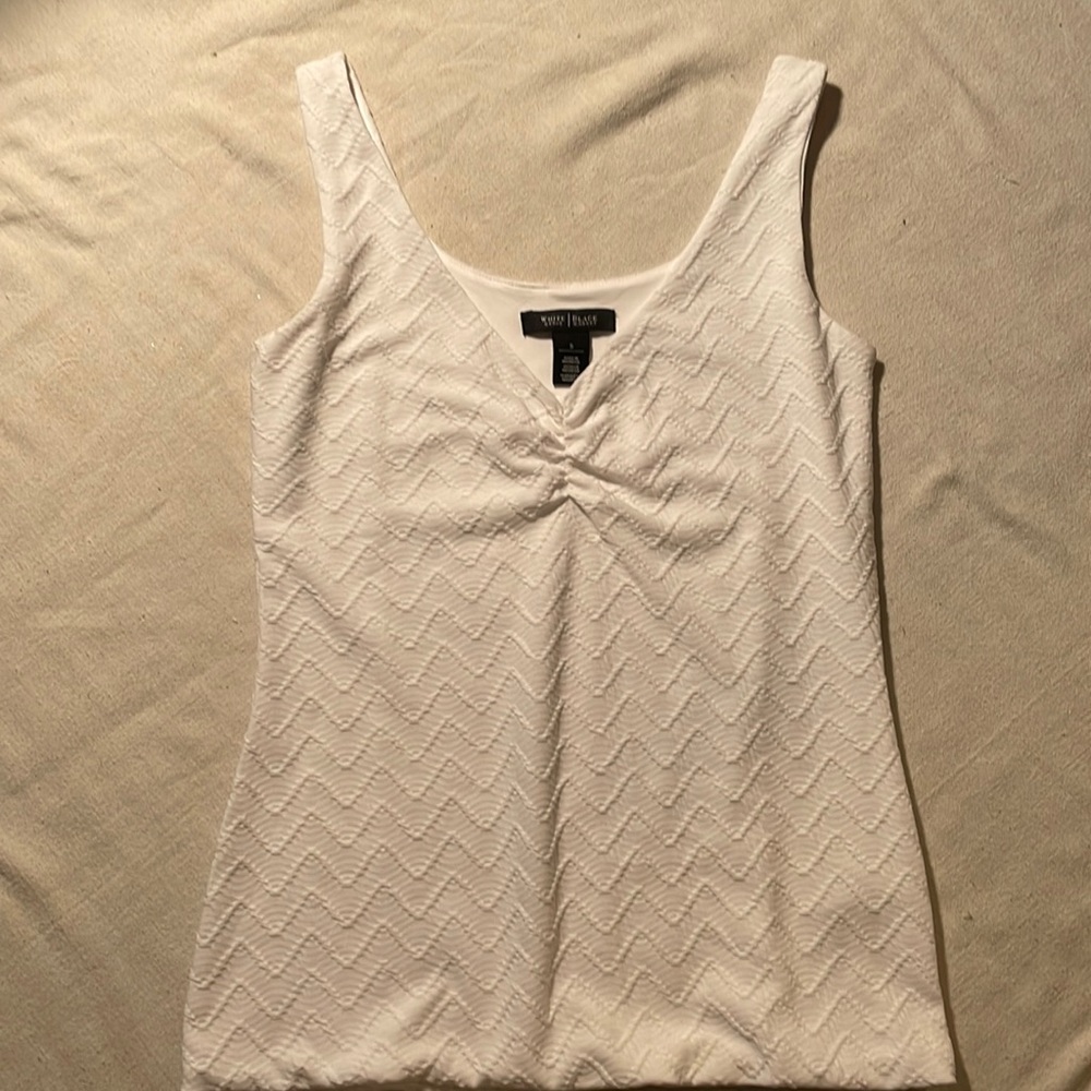 White House Black Market White Top, Lined, Size S